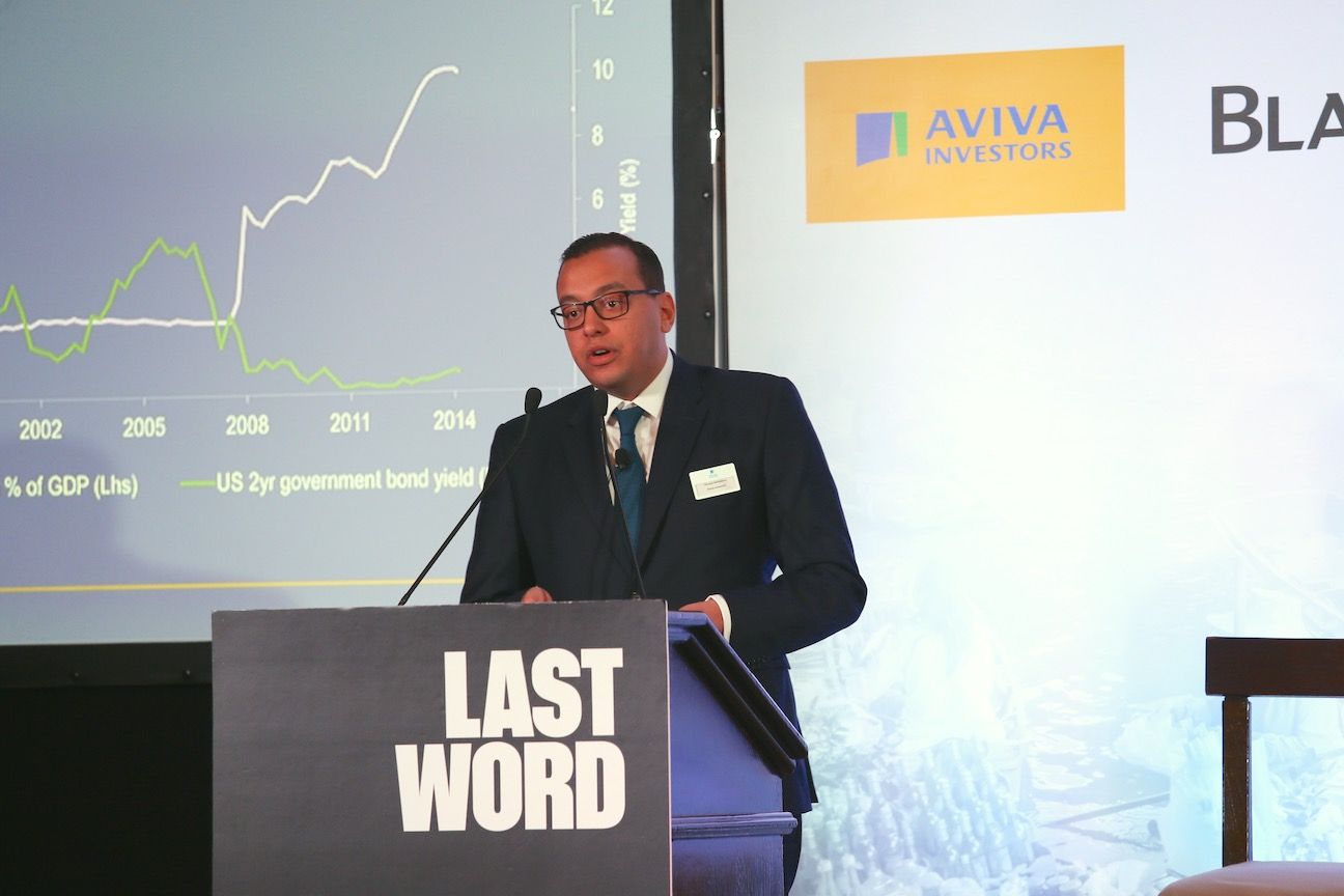 Presentation by Ahmed Behdenna, senior strategist,
Aviva Investors