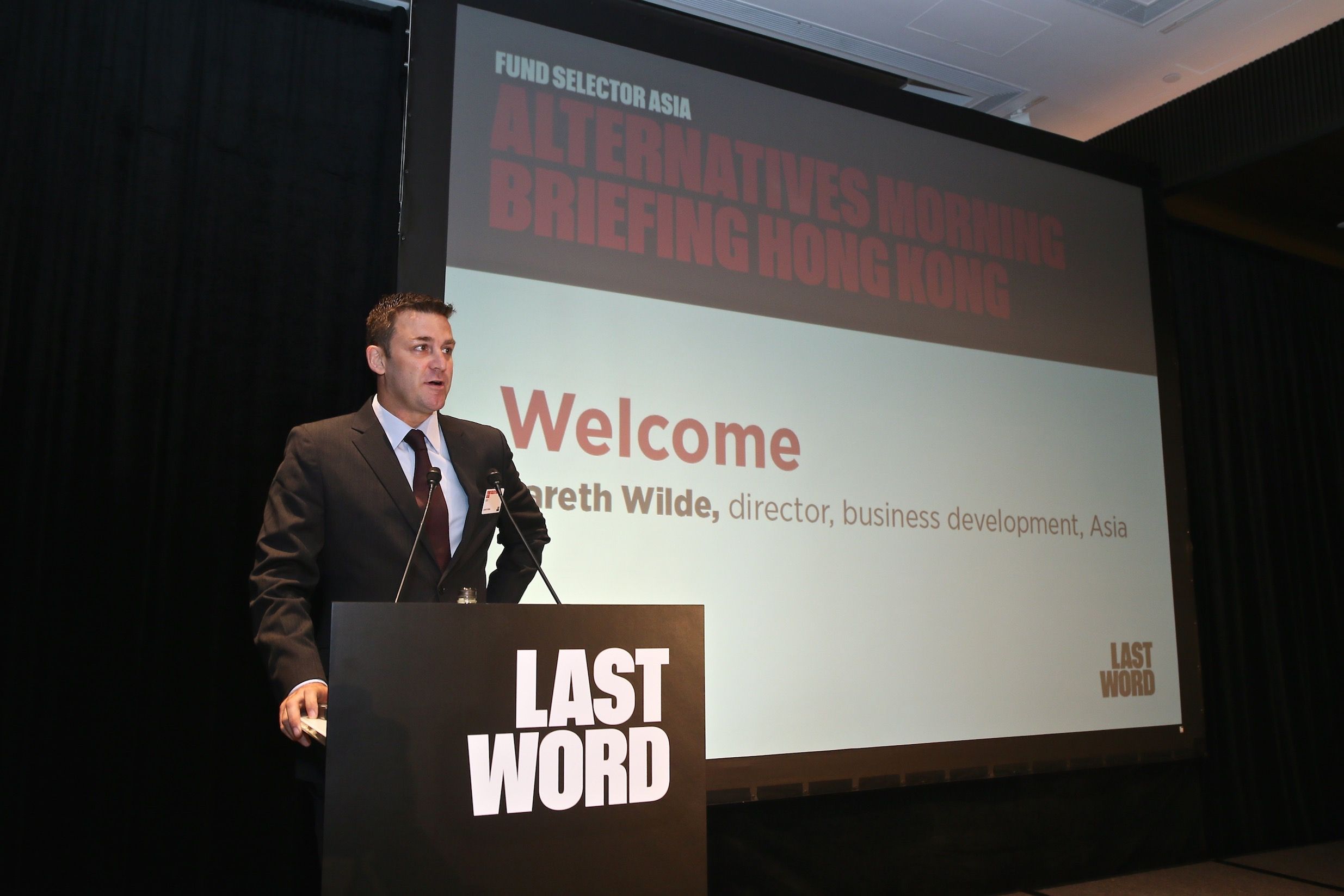 Welcome speech, Gareth Wilde, director, business development, Asia, Last Word Media