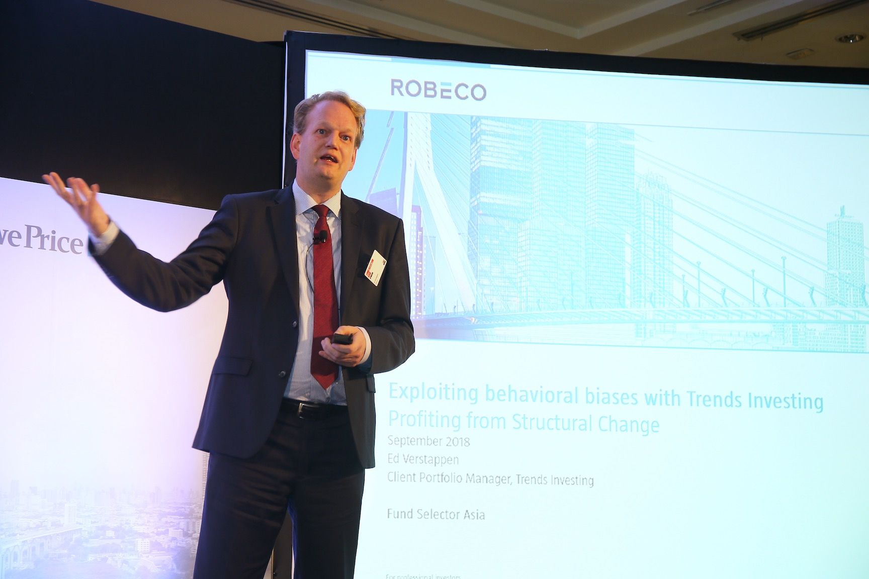 Presentation by Ed Verstappen, client portfolio manager – Trends Investing,
Robeco