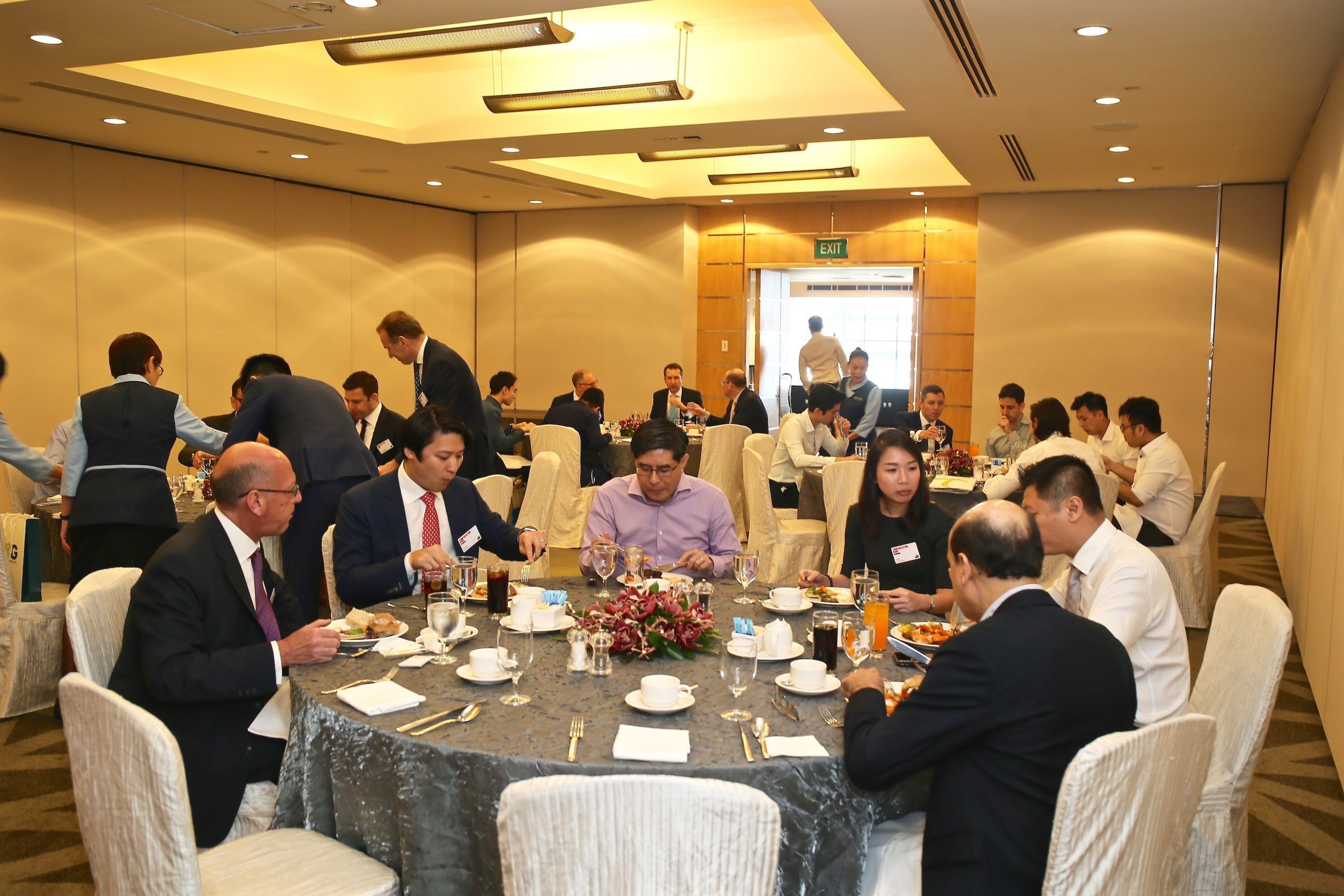Networking lunch in Singapore