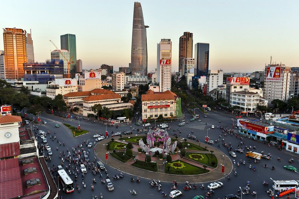 Ho Chi Minh City Vietnam Skyline