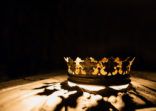 Crown of the real king on a black background. Game of Thrones.