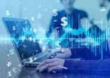Financial technology concept.