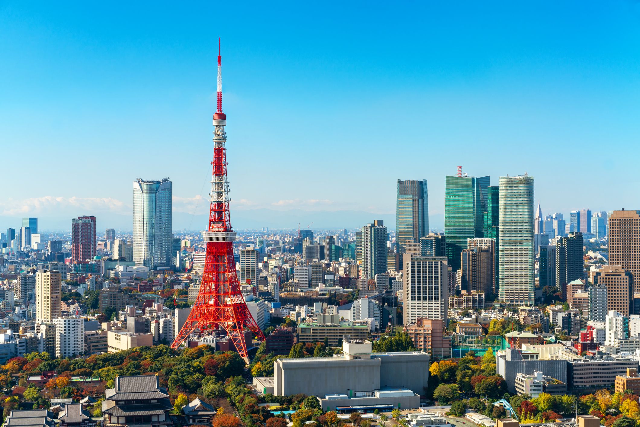 Tokyo tower, Japan –  Tokyo City Skyline and Cityscape