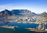 Table Mountain and Cape Town Harbour, South Africa