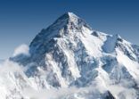 Snowcapped K2 peak