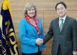 Franklin Templeton CEO Jenny Johnson meets with NPS Chairman and CEO Tae-hyun Kim