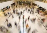 People Walking in Shopping