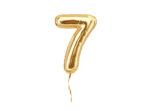 Numeral 7. Foil balloon number seven