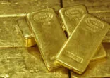 Gold ingots, (Close-up)