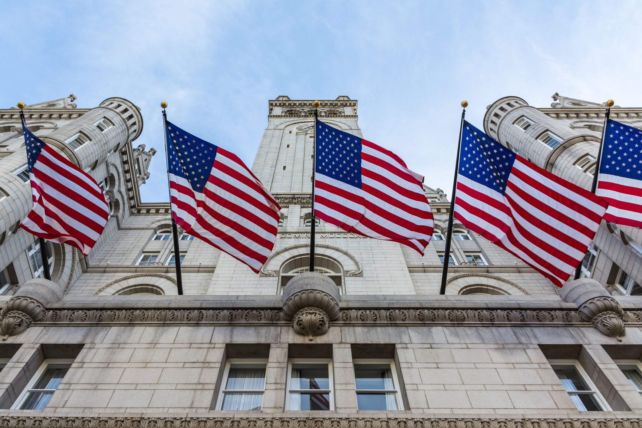 Donald Trump Hotel Washington DC Facade Exterior Entrance Lookin