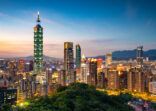City of Taipei at night, Taiwan