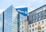 Allianz office buildings in La Defense business district in Paris